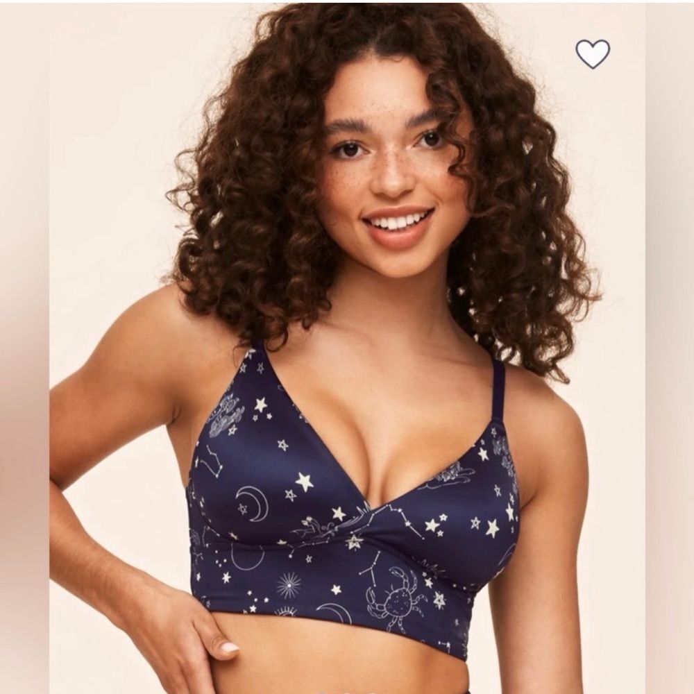 ADORE ME Blue Mystic Dreams Kali Sports Bra size Large
